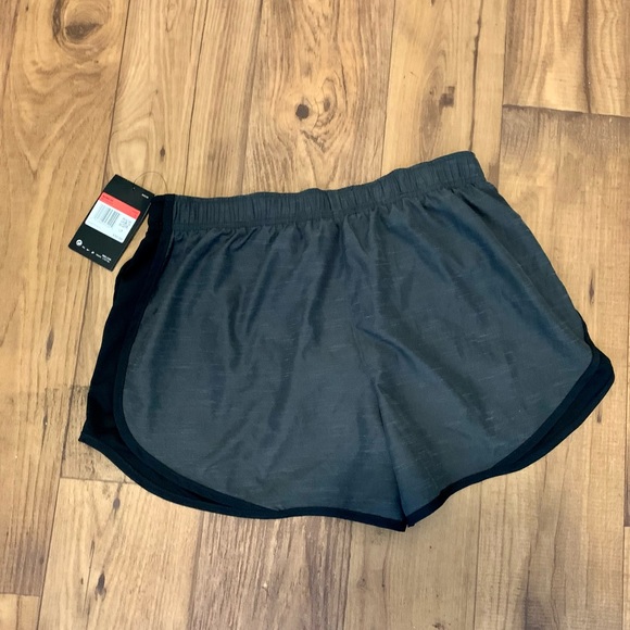 Grey Feathered Dri Fit Shorts - Picture 2 of 7